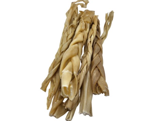 Braided Goat Skin Chew Treat For Dogs