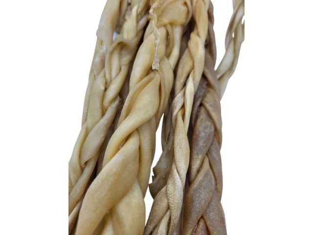 Braided Goat Skin Chew For Dogs Treat