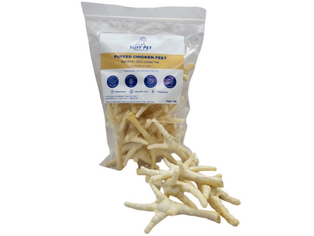 Puffed Chicken Feet Treat For Dogs