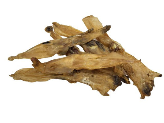 Rabbit Ears without Fur Natural Chew Treat For Dogs Puppies