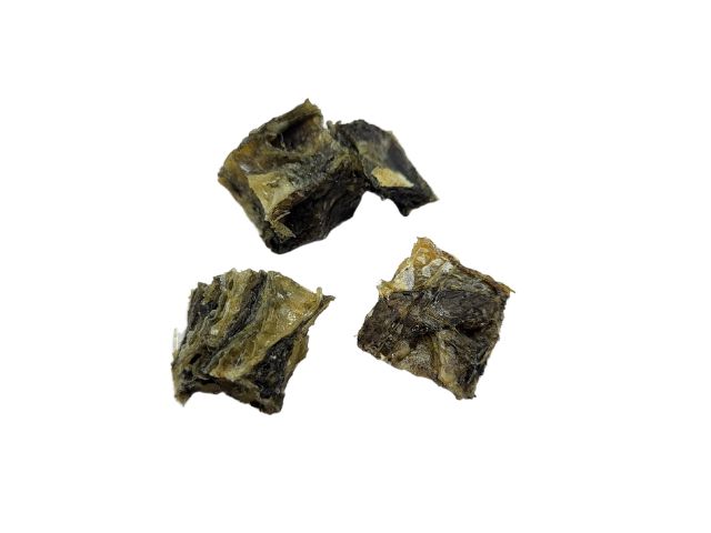 Small Fish Jerky Skin Cubes Treat For Dogs